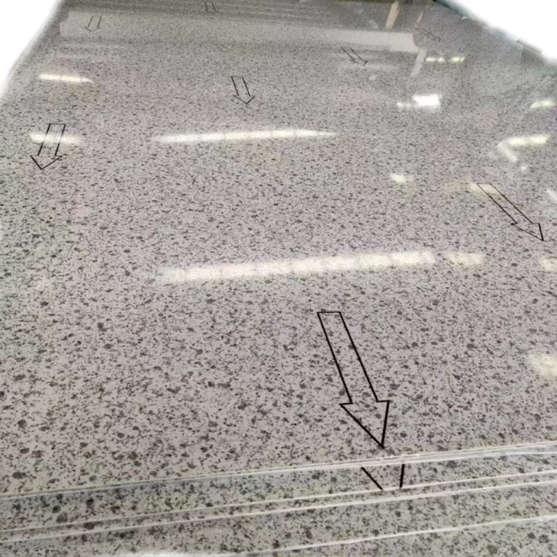 Stenkorn aluminiumplåt